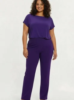 YOEK Damen Leggings in lila