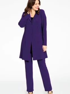 YOEK Damen Leggings in lila