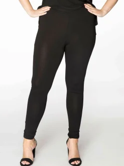 YOEK Damen Leggings in schwarz