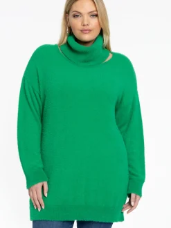 YOEK Damen Pullover in grün