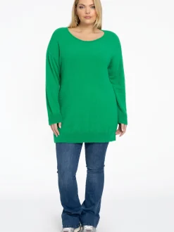 YOEK Damen Pullover in grün