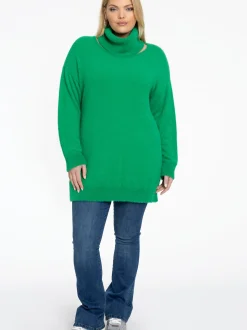 YOEK Damen Pullover in grün