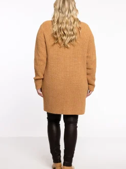 YOEK Damen Strickjacke in braun