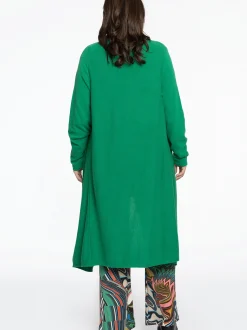 YOEK Damen Strickjacke in grün