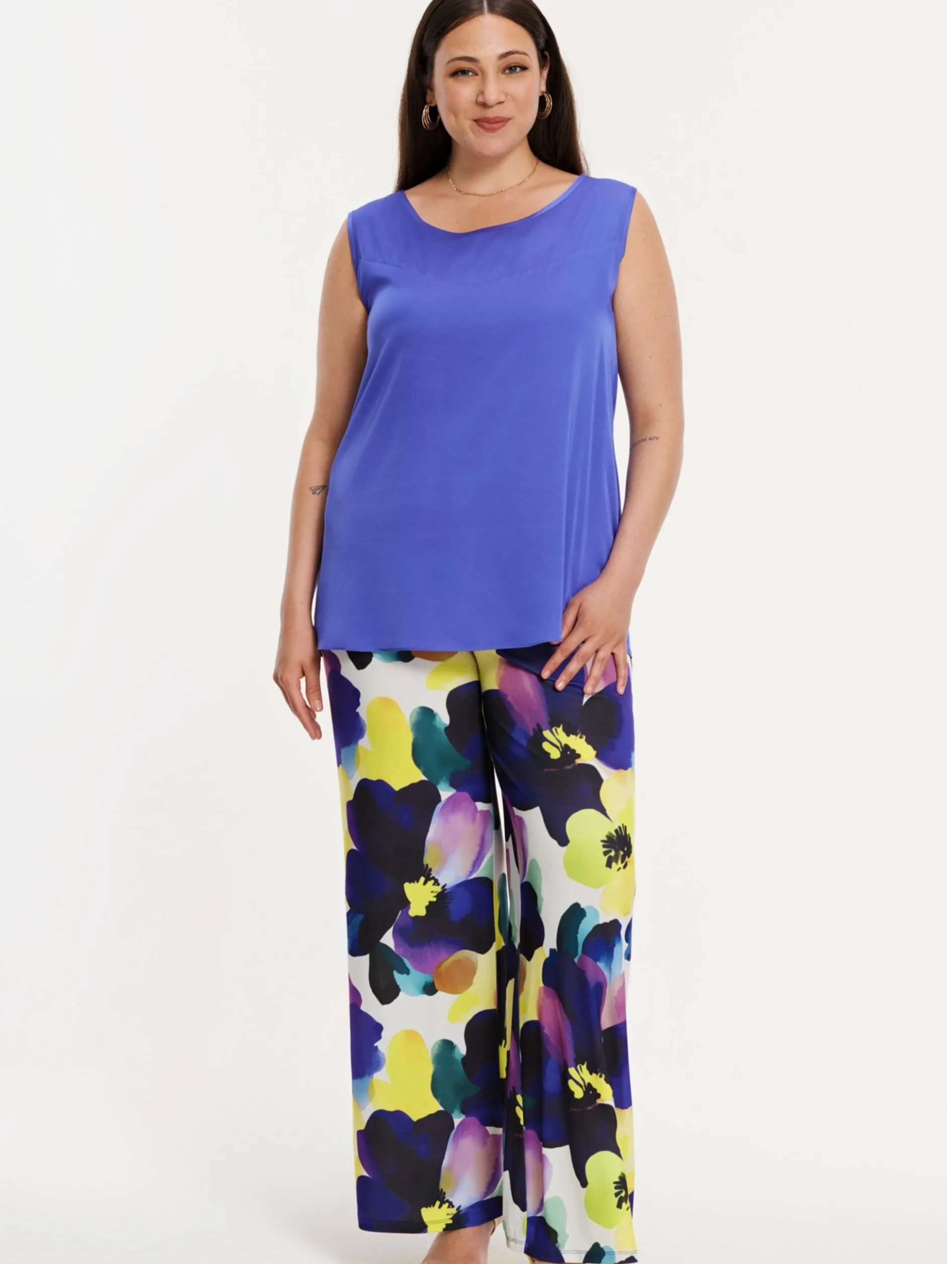YOEK Damen Top in blau