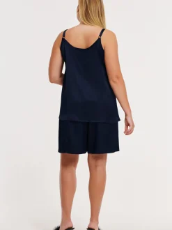 YOEK Damen Top in blau