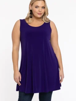 YOEK Damen Top in lila