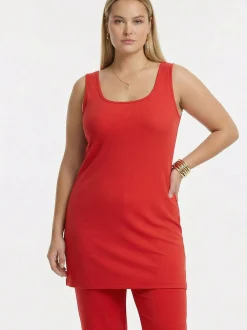 YOEK Damen Top in rot