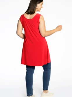 YOEK Damen Top in rot