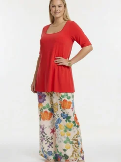 YOEK Damen Top in rot