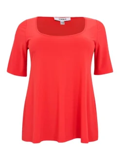 YOEK Damen Top in rot