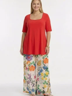 YOEK Damen Top in rot