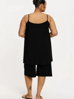 YOEK Damen Top in schwarz