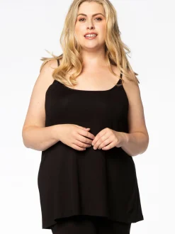 YOEK Damen Top in schwarz