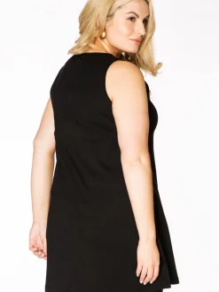 YOEK Damen Top in schwarz