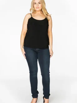 YOEK Damen Top in schwarz