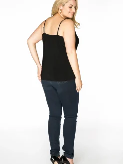 YOEK Damen Top in schwarz