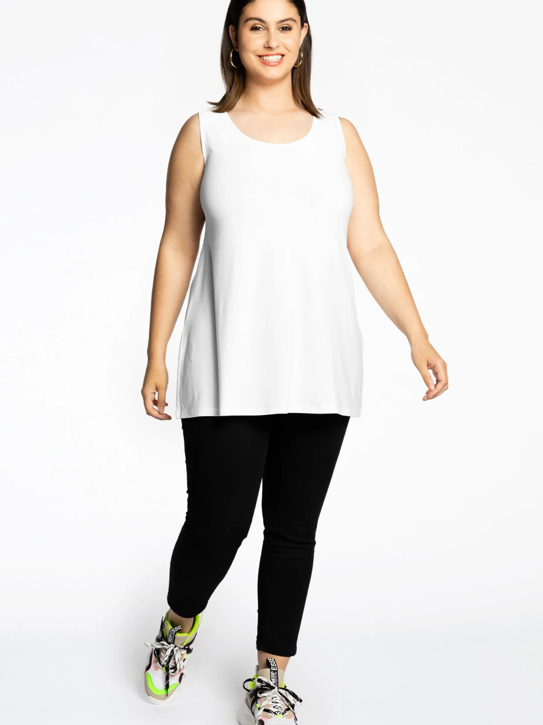 YOEK Damen Top in weiß