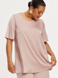 YOEK Damen T-shirt in altrosa