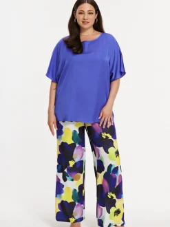YOEK Damen T-shirt in blau