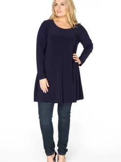 YOEK Damen T-Shirt in blau