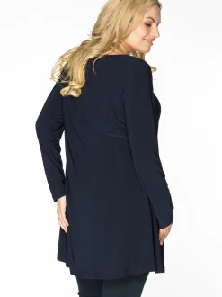 YOEK Damen T-Shirt in blau