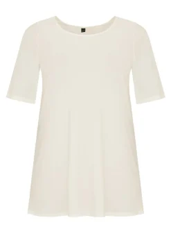 YOEK Damen T-Shirt in ecru