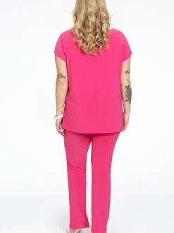 YOEK Damen T-shirt in pink