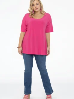 YOEK Damen T-Shirt in rosa