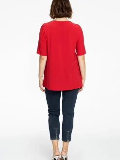 YOEK Damen T-Shirt in rot