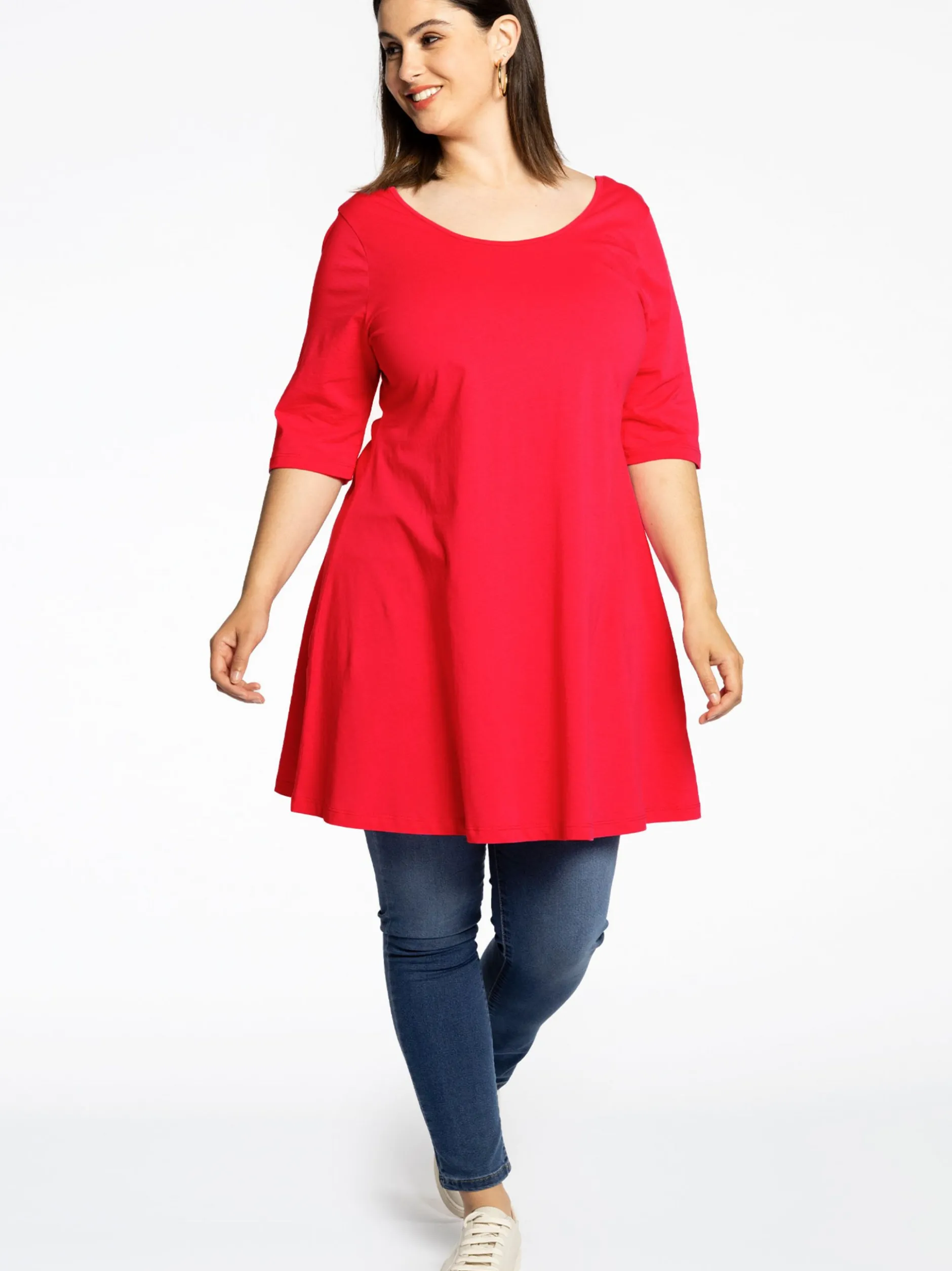 YOEK Damen T-Shirt in rot