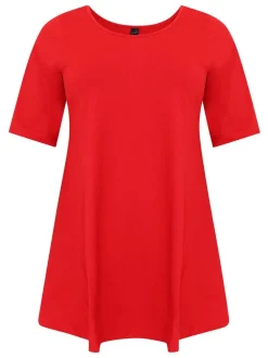 YOEK Damen T-Shirt in rot