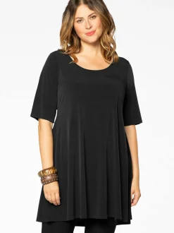 YOEK Damen T-Shirt in schwarz