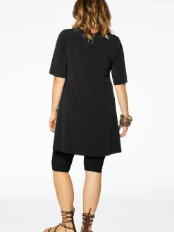 YOEK Damen T-Shirt in schwarz