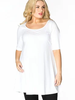 YOEK Damen T-Shirt in weiß