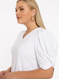 YOEK Damen T-Shirt in weiß