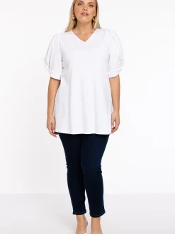 YOEK Damen T-Shirt in weiß