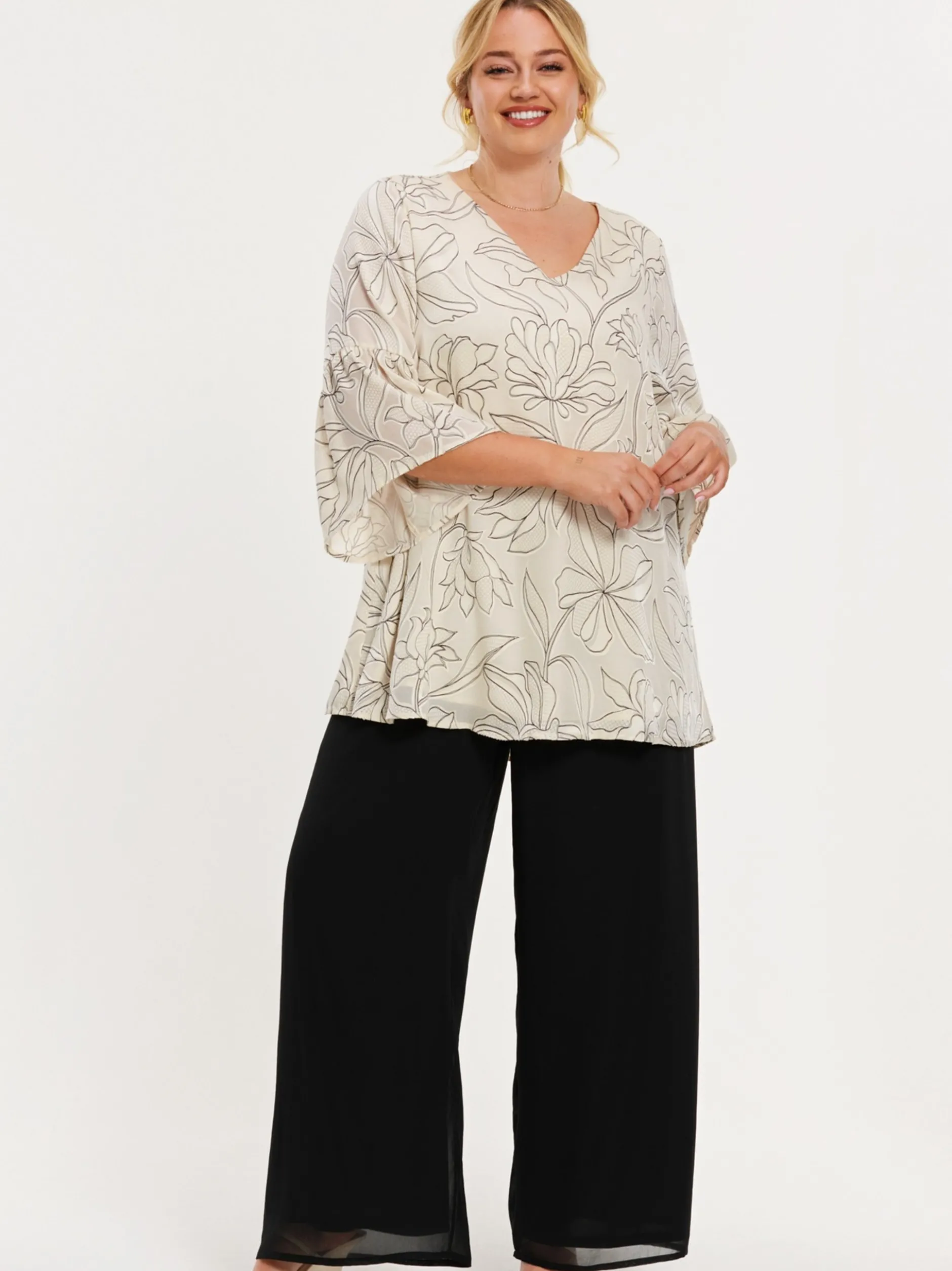 YOEK Damen Tunika in beige