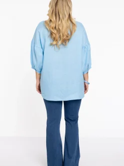 YOEK Damen Tunika in blau