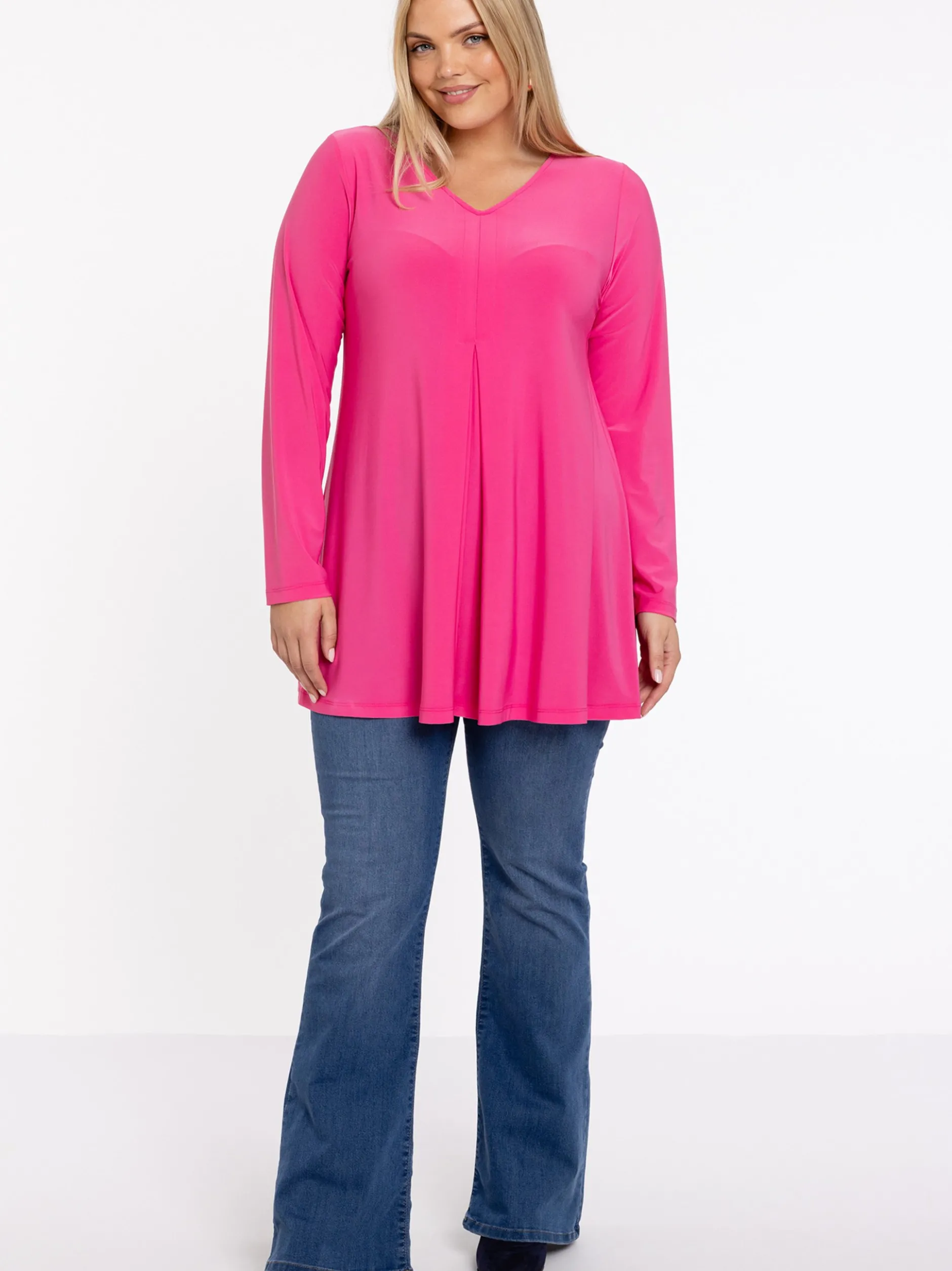 YOEK Damen Tunika in rosa