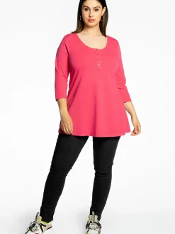 YOEK Damen Tunika in rosa