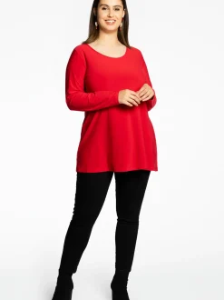 YOEK Damen Tunika in rot