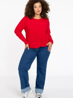 YOEK Damen Tunika in rot