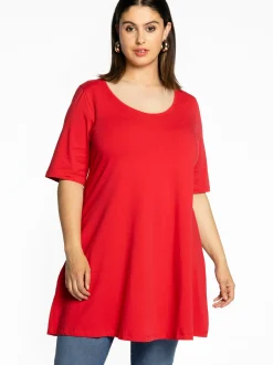 YOEK Damen Tunika in rot
