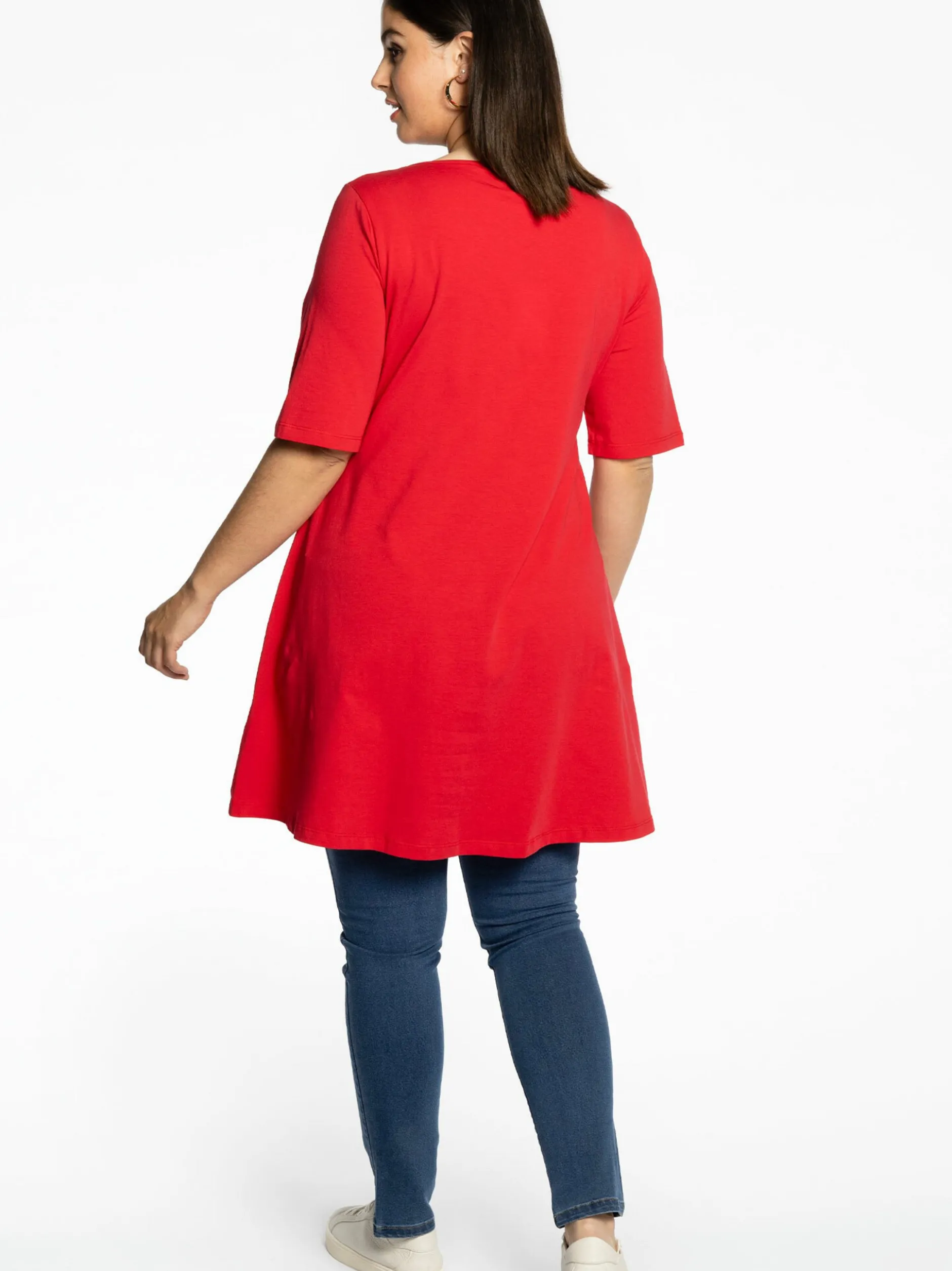 YOEK Damen Tunika in rot