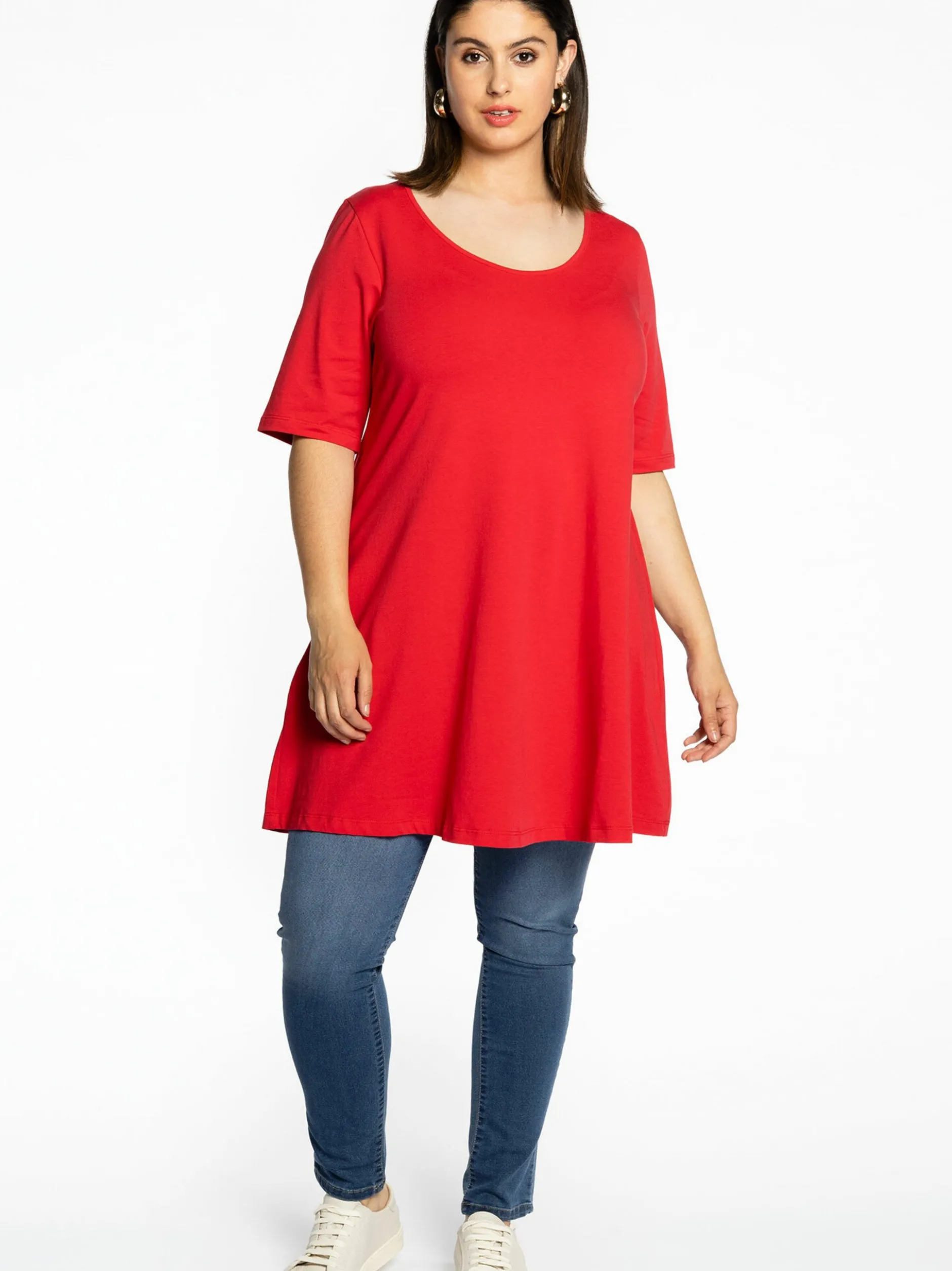 YOEK Damen Tunika in rot