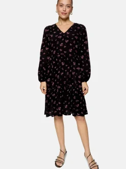 zero Damen Blusenkleid in schwarz