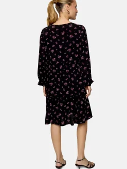 zero Damen Blusenkleid in schwarz