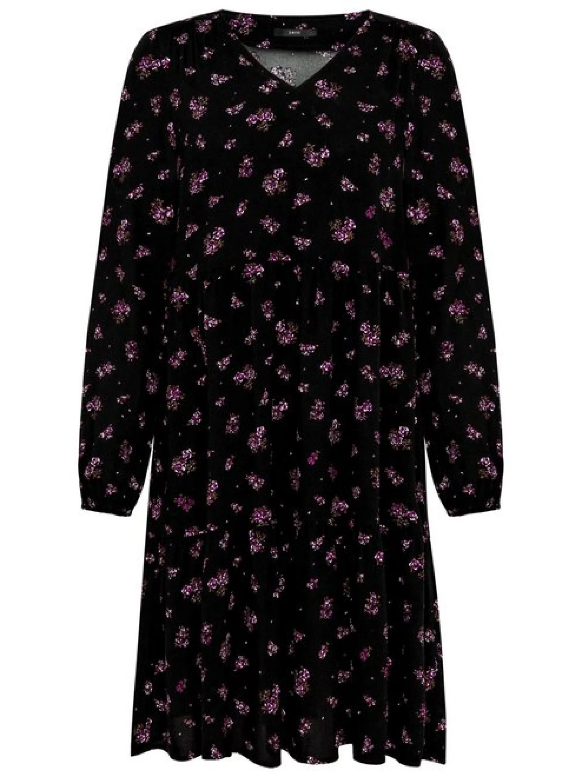 zero Damen Blusenkleid in schwarz