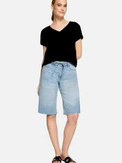 zero Damen Blusenshirt in schwarz